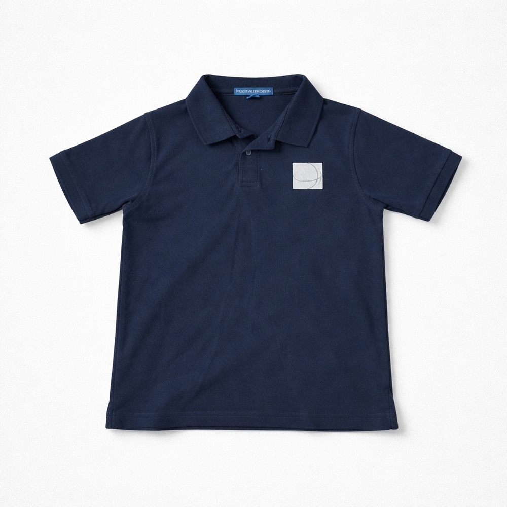 Port Authority Dark Blue Kids Polo Boys Side Small